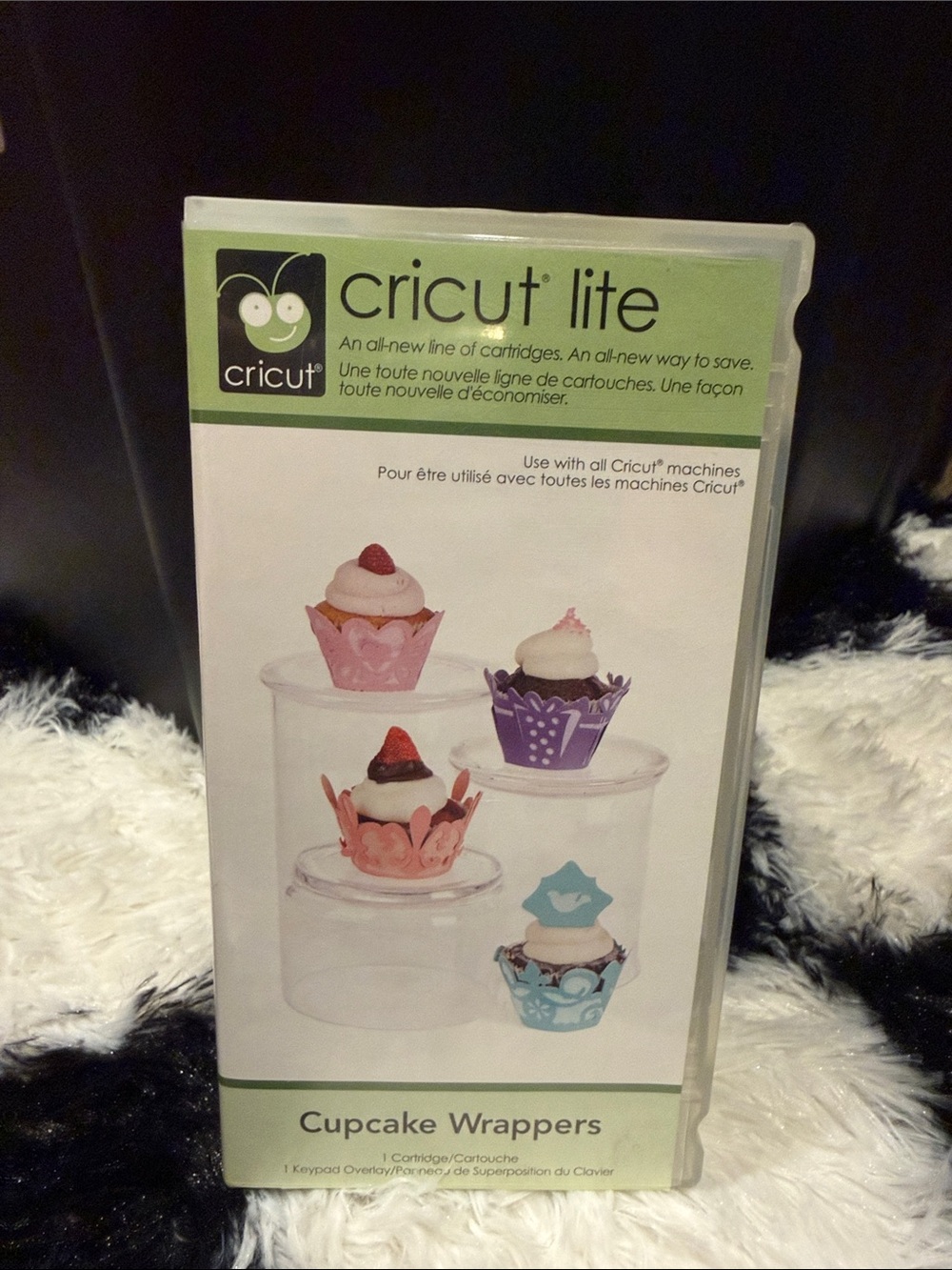 Cricut Cupcake Wrappers Cartridge - Pastel Pink, Purple, Blue & Green